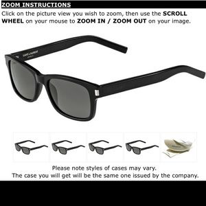 Yves Saint Laurent (YSL) sunglasses